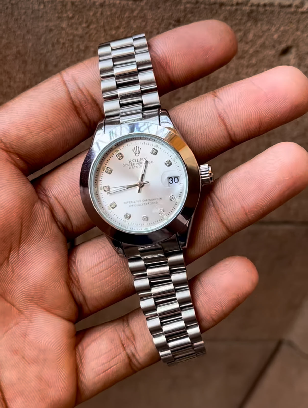 Rolex (Silver-White)